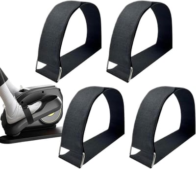 Pedaal Riemen - Fietsbanden Crosstrainer - Indoor Fitness - Antislip Textuur - 50 cm - Zwart