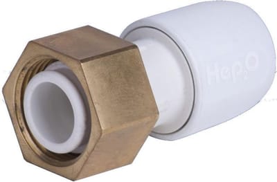 Wavin Hep2o Insteekkoppeling 2 aansluitingen - 15mm x 3/4" binnendraad