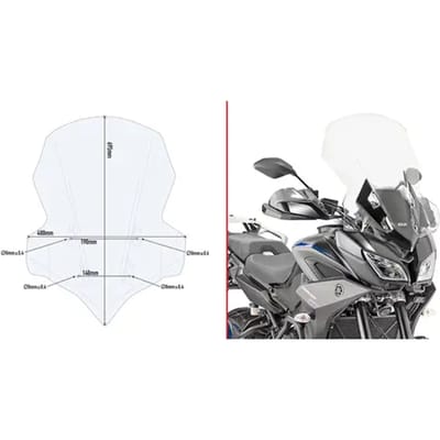 Kleurloze zeepbel Givi Yamaha tracer 900/GT 18