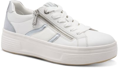 Tamaris Comfort Essentials Dames Sneakers - WIT/BLAUW