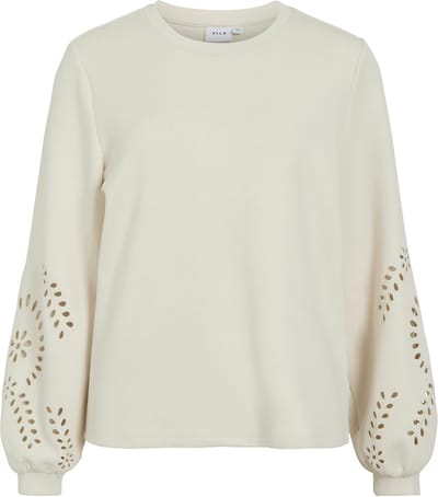 Vila Trui Visandy L/s Detail Sweat Top - Noos 14114310 Birch Dames Maat - XS