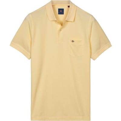 Baileys – Heren – Poloshirt – Korte mouwen – Borstzak – Polo – Geel – 615280-22
