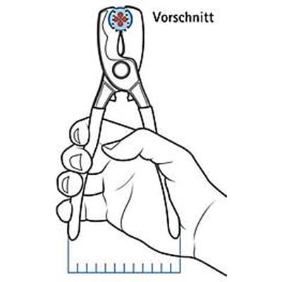 Knipex 95 12 200 Kabelschaar Geschikt voor (striptechniek) Aluminium- en koperkabel, een- en meerdraads 20 mm 70 mm² 2