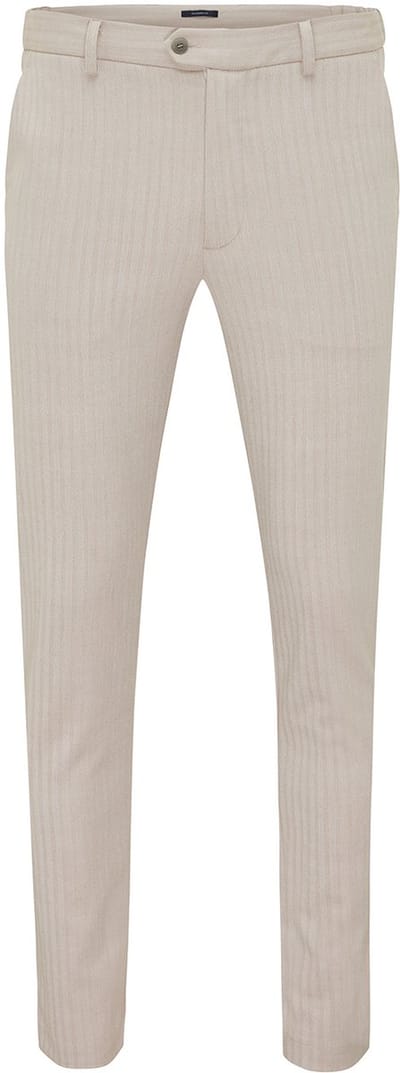 EPPO Melange Herringbone Trouser Beige (TRPAJA176 - 101)