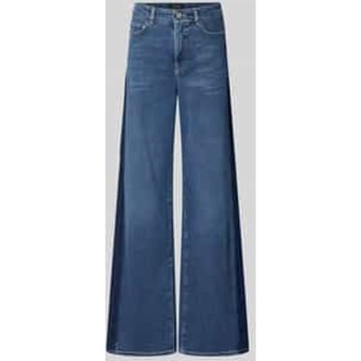 Wide leg jeans met steekzakken