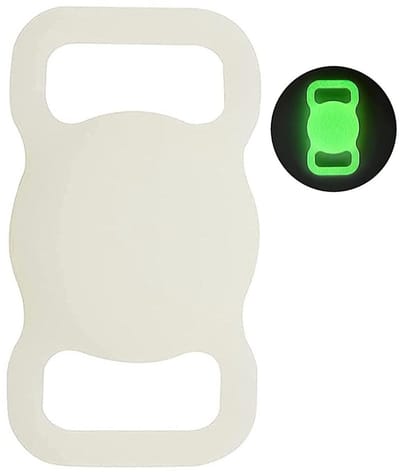 Apple AirTag houder voor katten-/hondenhalsband - Licht op in het donker/groen