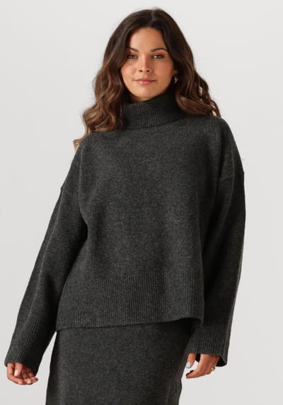 Notre-V Nv-gwenda Truien & vesten Dames - Sweater - Hoodie - Vest- Donkergrijs - Maat S