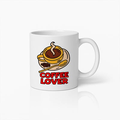 Koffieliefhebber Mok – Schattig Cappuccino Ontwerp, Perfect Cadeau voor Koffieverslaafden en Barista Fans
