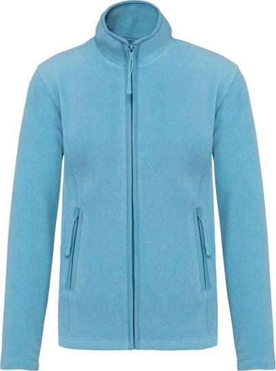 Kariban Microfleece met rits dames K907 - Cloudy blue heather - S