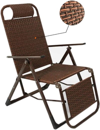 Tuinstoel - Loungestoel - Buiten Ontspannen - Handgeweven - 5 posities - Stijl 2