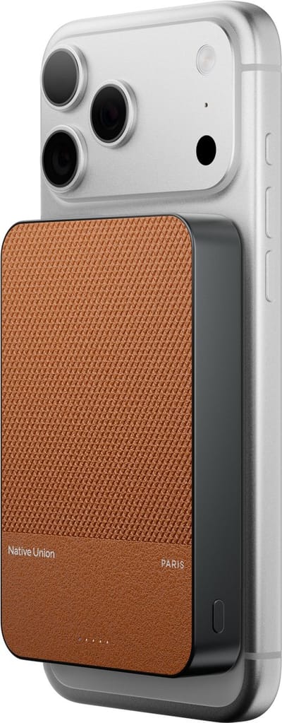 Native Union (Re)Classic Power Bank - Tangerine - MagSafe - Qi2- 10000mAh