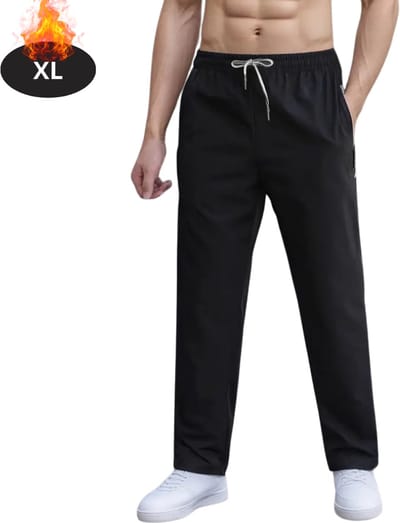 Livano Trainingsbroek Heren - Sportbroek - Trainingsbroek Lang - Trainingspak - Sportkleding - Zwart - XL