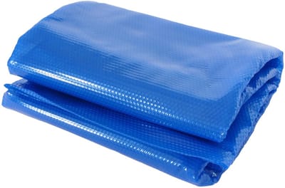 Zwembadafdekking Warmtezeil Afdekzeil Zonnezeil Zonnezeil, dikte: 400 µm ~ ovaal 7,31x3,65m blauw