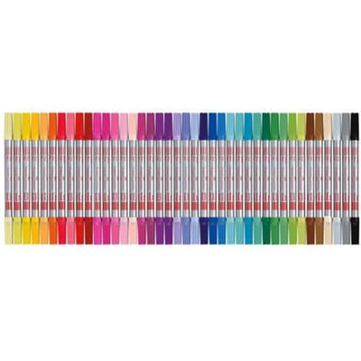 Faber-Castell viltstiften set - 2 schrijfpunten - 40 kleuren - FC-151140