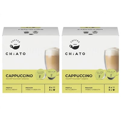 Koffiecapsules compatibel met NESCAFÉ® Dolce Gusto® CHiATO Cappuccino, 8+8 st.