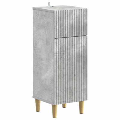 vidaXL - Badkamer - Opbergkast - ARNHEM - Betongrijs - 30 - x - 31 - x - 80 - cm