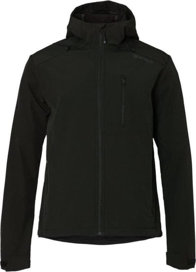 Brunotti - Mib Men Softshell Jacket - Softshell Jas Heren - Waterafstotend - Outdoorjas - Black - XXL