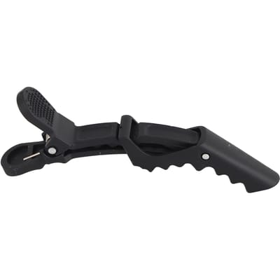 6 STKS Mode Salon Haarclip Alligator Kapsel Klemmen Haargrip Styling Tools(Zwart) zwart
