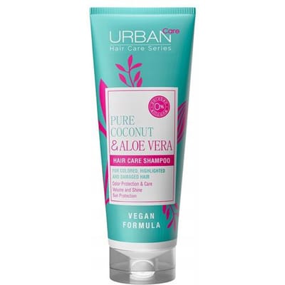 Urban Care Pure Coconut & Aloe Vera Szampon Do Włosów Farbowanych 250Ml