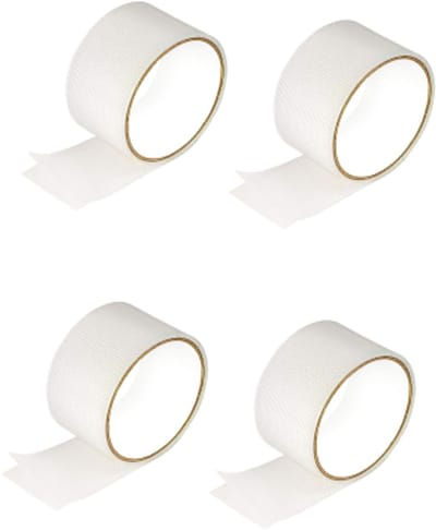 Schermvenster Reparatie Tape - 4 stuks - vliegenschermen Reparatie - 5x200cm - Reparatietape voor raam en vliegenschermen - Muggengaas Plakband - Deurhor - Wit - Zelfklevend