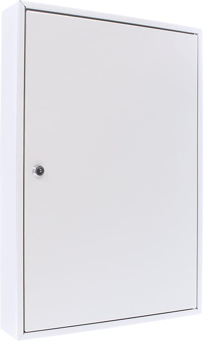 Rottner Sleutelkast S50 – Sleutelkluis met Cilinderslot – voor 50 Sleutels – Sleutelkast voor Kantoor en Bedrijf – Lichtgrijs – 55x38x8 cm