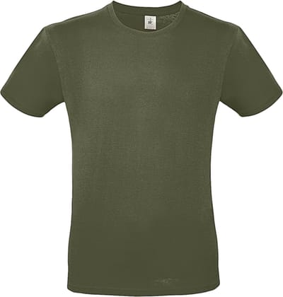 Classic E150 T-shirt B&C Collectie Urban Khaki Maat M