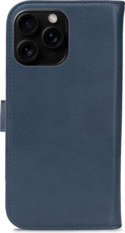 My Style Telefoonhoesje geschikt voor Apple iPhone 16 Pro Hoesje | My Style Flex Wallet Bookcase Portemonnee | Pasjeshouder voor 3 Pasjes | Telefoonhoesje voor Pinpas / OV Kaart / Rijbewijs - Ocean Blue | Blauw
