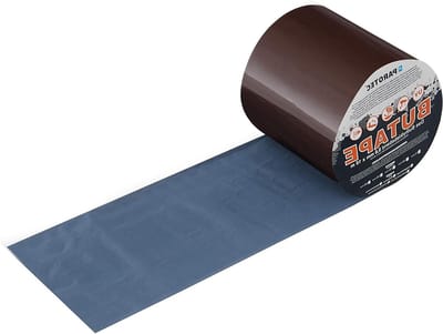 Butyl Afdichtingsband - Aluminium tape - Dakreparatie - Waterdicht UV bestendig - 75 mm x 10 m - Bruin