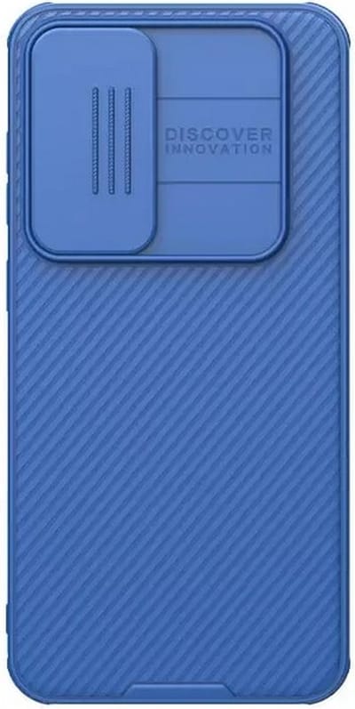 Nillkin Geschikt voor Samsung Galaxy S24 FE 5G - CamShield - Back Cover Hoesje Camera Slider Back Cover - Blauw