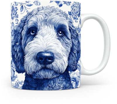 Mok Labradoodle Beker voor koffie of tas voor thee, cadeau voor dierenliefhebbers, moeder, vader, collega, vriend, vriendin, kantoor, opa, oma, hond, kerst, sinterklaas, verjaardag
