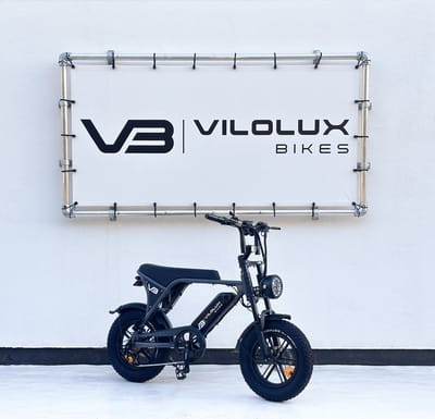 Vilolux Fatbike electrisch - Fatbike C80 Mini - DARK GREY - Legaal - Rijklaar geleverd - 16 inch - Niet opvoerbare fatbikes - 2 Jaar garantie - Hydraulische remmen - Alarm
