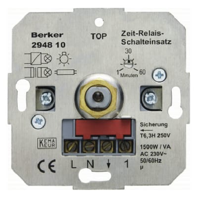 Hager Berker Timer Relais Schakelaar Element Huis Elektronica - 294810 - E3HAR