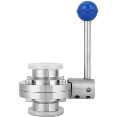 1,5 inch hendeltype 304 roestvrij staal sanitaire klep voor water olie