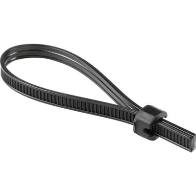 HellermannTyton Strap Black ATS3080-PA66HIRHSUV-BK Sluitband 102-66110 Bundel-Ø (bereik) 80 mm (max) UV-stabiel, Stootbestendig, Hittebestendig Zwart
