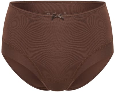 RJ Bodywear RJ dames Pure Color dames maxi slip (1-pack) - espresso bruin