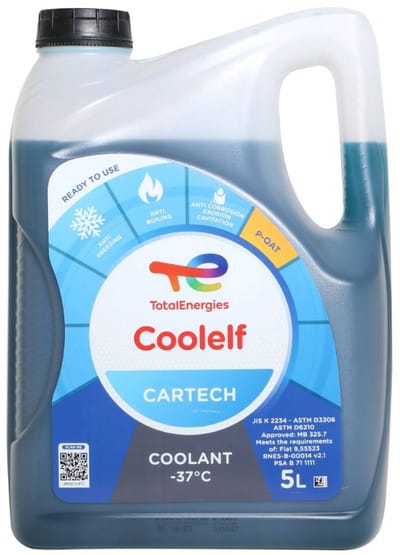 Total Coolelf Cartech -37°C G12 koelvloeistof 5 liter