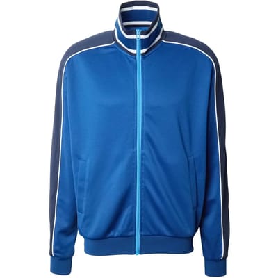 Urban Classics - Interlock Baseball Trainings jacket - S - Blauw
