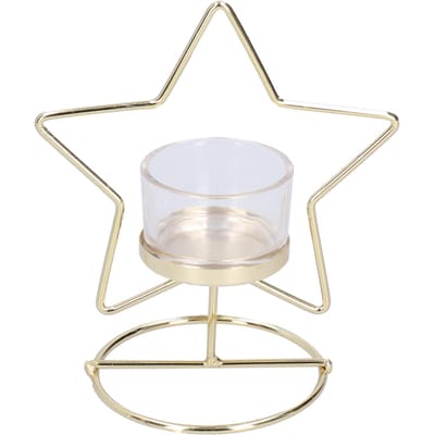 Kandelaar in Scandinavische stijl, metalen aromatherapiekaarshouders, bureauornamenten, ambachten voor thuis white