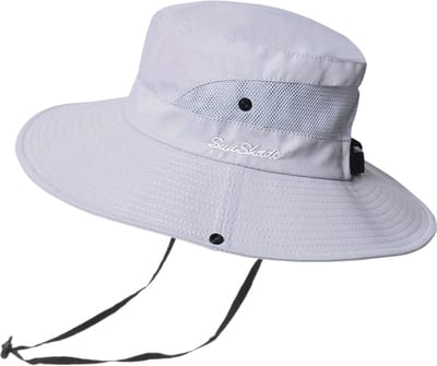 Bovista Zonnehoed - Reishoed - UV Beschermende Hoed - Bucket Hat - Festival - Pet - Hoedje Voor Dames & Heren - Hoofdbescherming - Paars & Grijs