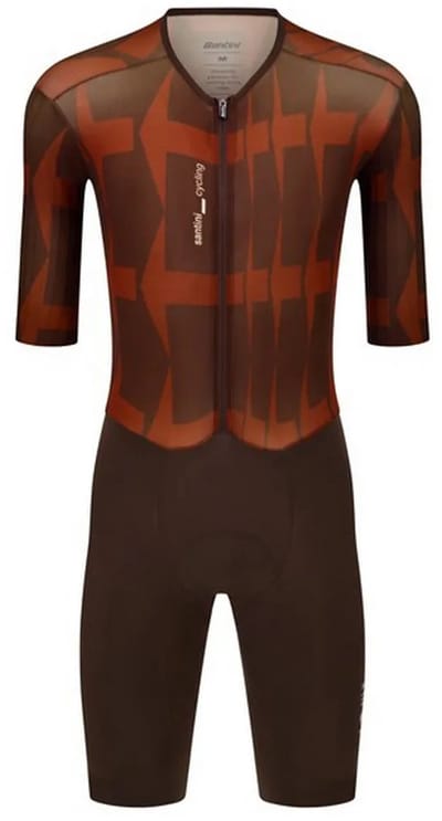 Santini Mads Pedersen Momentum Series Kortärmig Racepak Bruin M Man
