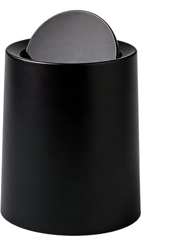 Bureau Prullenbak - Cosmetica Organizer - Netjes Opbergen - Twee Vakken - 32 x 27 x 25 cm - Zwart