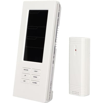 Draadloos Weerstation Digitale Hygrometer Thermometer met LED-display voor Thuis Kantoor US Plug