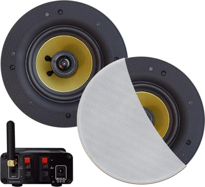 AquaSound BMN70EASY-ZW Bluetooth versterker 70 Watt met Zumba speakers