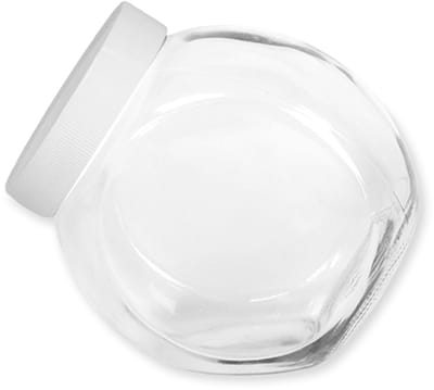 Glazen snoeppot 0,9 liter