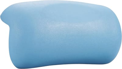 Waterafstotend Badkussen met 3D Ergonomisch Ontwerp - Hoofdkussen met 2 Antislip Zuignappen, Neksteun voor Badkuip - Badaccessoires voor Comfort en Ontspanning - Blauw