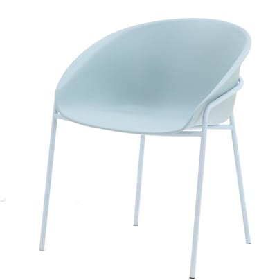 DS4U - Ella kunststof tuinstoel - lichtblauw
