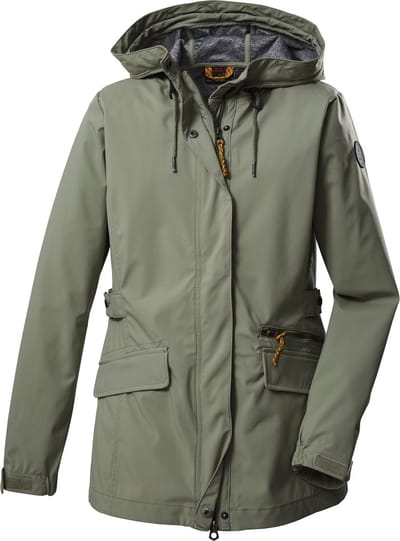 GIGA by Killtec dames zomerjas - softshell jas dames - olijfgroen - 38391 - maat 38