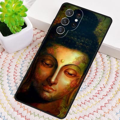 Boeddhabeeld Vintage Telefoonhoesje voor Samsung Galaxy note 10 pro S26 Ultra S23 S24 FE S25 S21 S22 PLUS schokbestendige Hoes Galaxy S20 5G