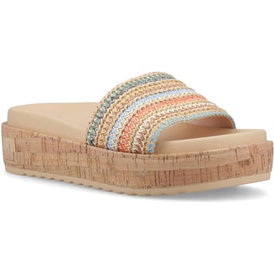 Rocket Dog Faye Alti Raffia Textiel Dames Multicolour Sandalen