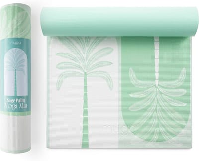 Antislip Yogamat 6 mm - Ideaal voor Yoga, Pilates, Meditatie en Fitness - Lichte Reisversie